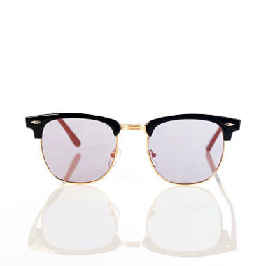 Sunglasses on white background ,selective focus